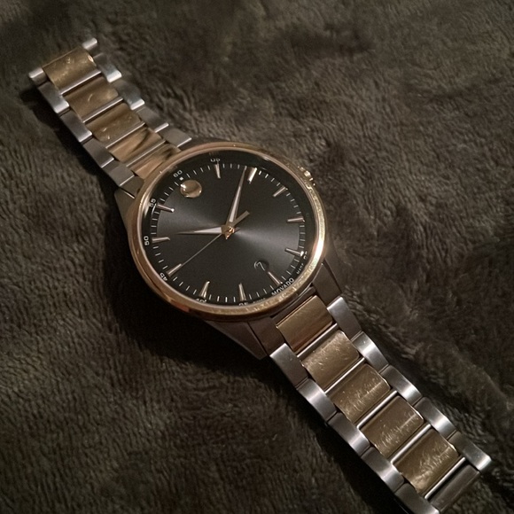 Two-Tone Movado Stratus Quartz Wristwatch - final price - Picture 2 of 4